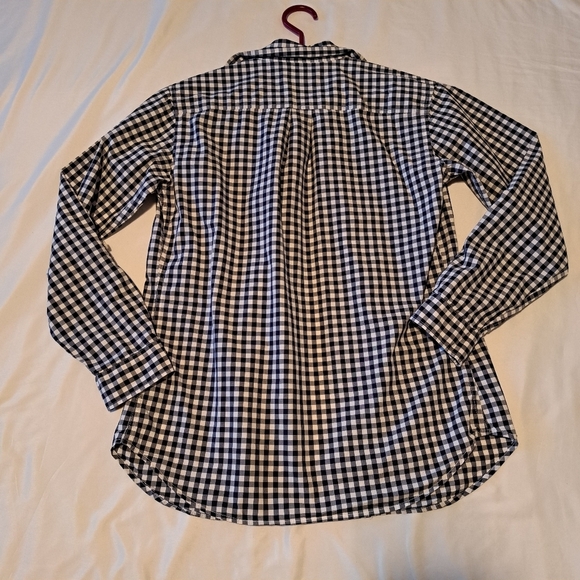 Hope & Henry blue gingham top XL - Picture 4 of 4